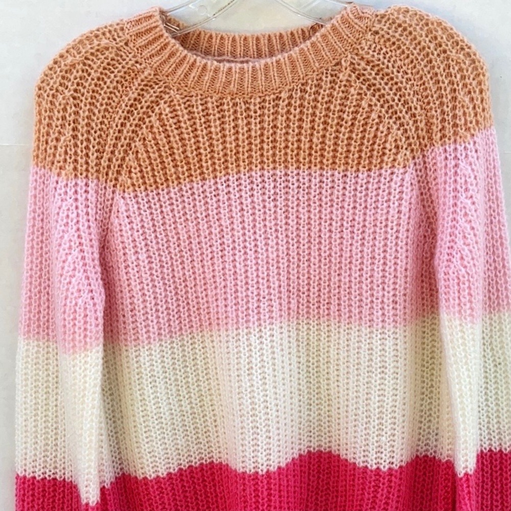 NWOT Princess Polly Womens S/M Willow Colorblock Wool Blend Oversized Sweater - Picture 4 of 8